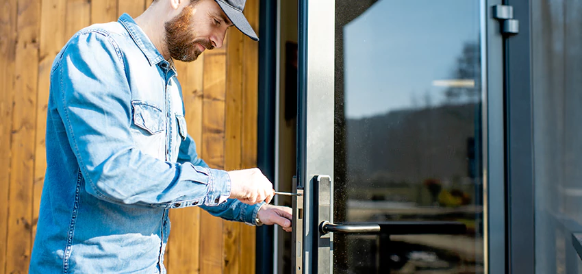 Frameless Glass Storefront Door Locks Replacement in Norco, CA